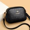2024 New Alligator PU Leather Women's Handbags 3-Layer Zipper Shoulder Cross Body Bags High Quality Female Purses and Handbag