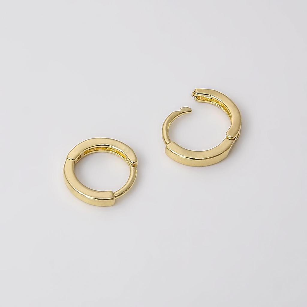 1 пара латунных сережек-крючков размером 12/13/14 мм для женщин и девочек, серьги с застежкой