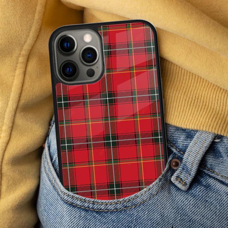Мягкий чехол для телефона Clan Stewart Dress Tartan Plaid для iPhone 17 Air 16e Pro max 15 Pro 13 14 Plus 11 12 MagSafe Магнитный Coque