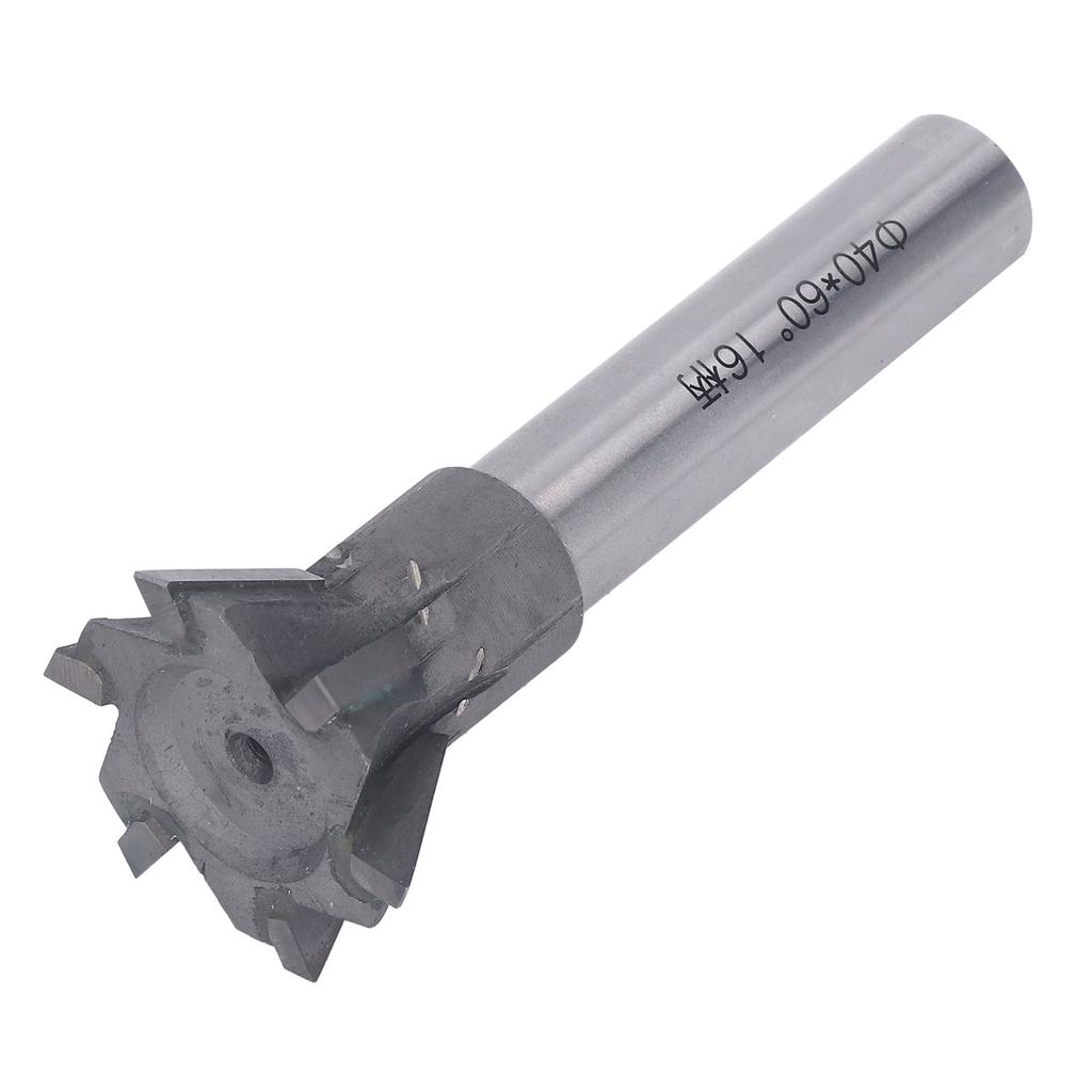 Фреза ласточкин хвост 60 градусов 6 зубьев Высокая скорость сверления Твердосплавная фреза с универсальным хвостовиком