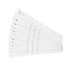 100pcs Plastic Nursery Garden Decor Stake Tags Plant Labels Lawn Ornament