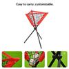 Xiaomi Портативная корзина для мячей для тренировок Складной контейнер для мячей с сеткой Прочный бак для мячей Легкая сборка и хранение