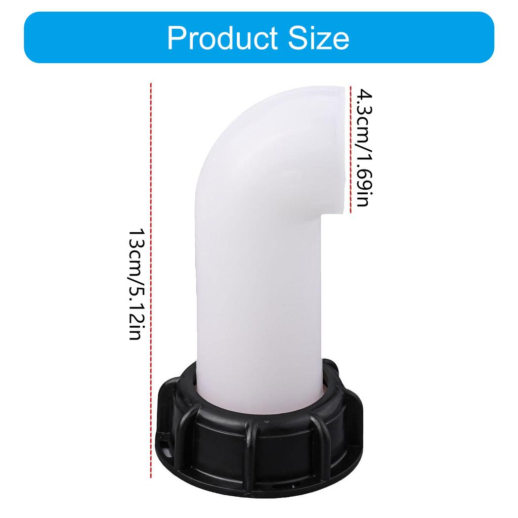 2 шт. Насадки для IBC-контейнера, краны, крышки, клапаны, фитинги, резьба, адаптеры для IBC-контейнера, удлинители, сливные патрубки, шланги, простые в использовании