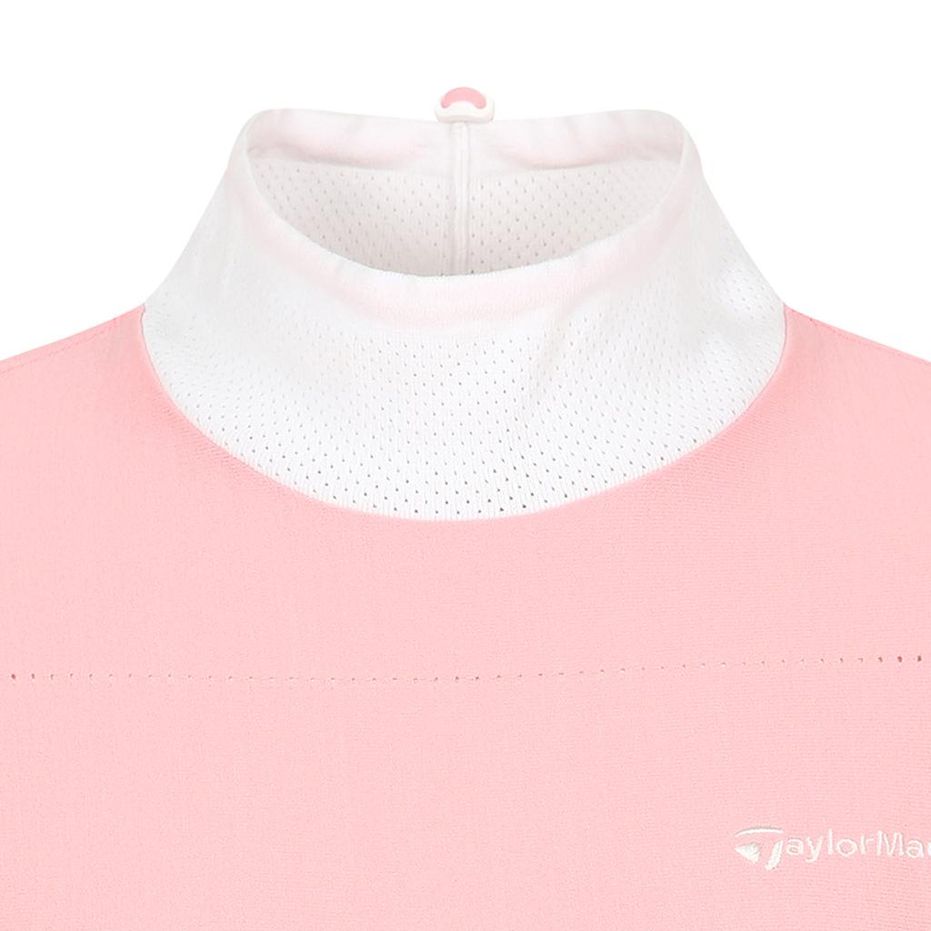 TAYLORMADE APPAREL Женский вязаный топ с высоким воротником и коротким рукавом T8031So6121-403