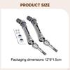 2 Pieces 1/10 Shaft CVD Spare Parts Upgrade Transmission Axle for Slash 4x4