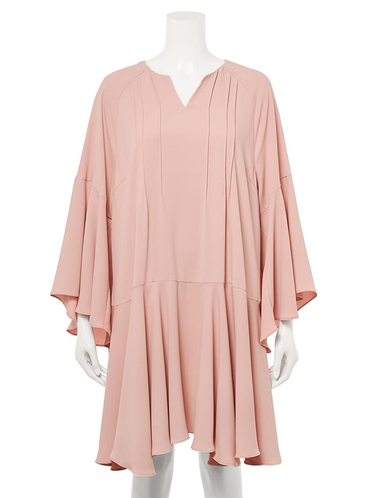 Big Ribbon Flare Dress CWFO255063CPNK38