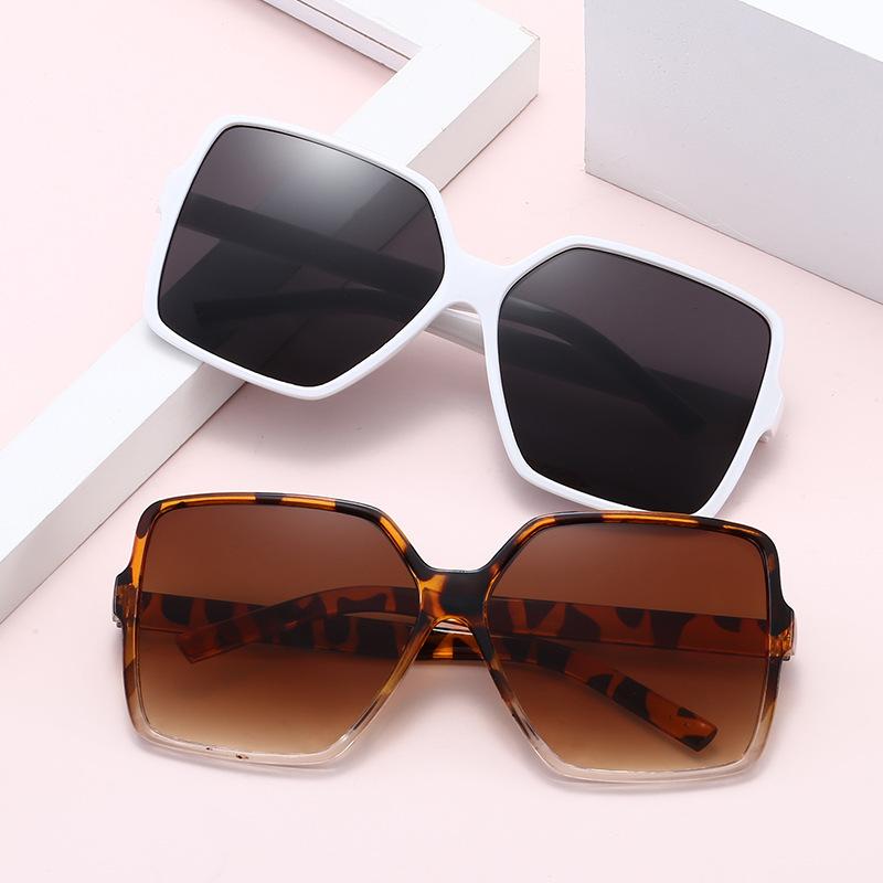 Oversized Sunglasses for Women Vintage Brand Sun Glasses UV400 Big Square Frames Eyeglasses Female Male Retro Eyewear Woman