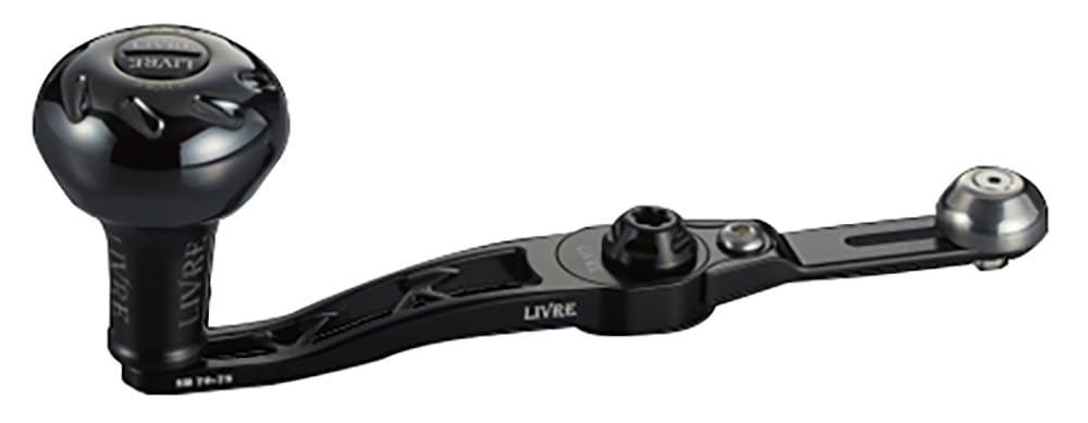 LIVRE 11472 SB B Series with EP37B for All Black 70-75 Knob, Daiwa/ABU Right-Handed Reels, SBA-77DR-KB37