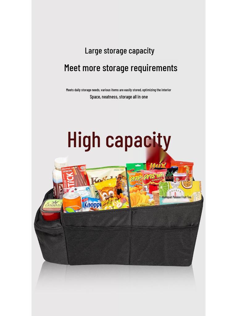 Large Capacity Car Back Seat Organizer - Oxford Cloth Storage Bag