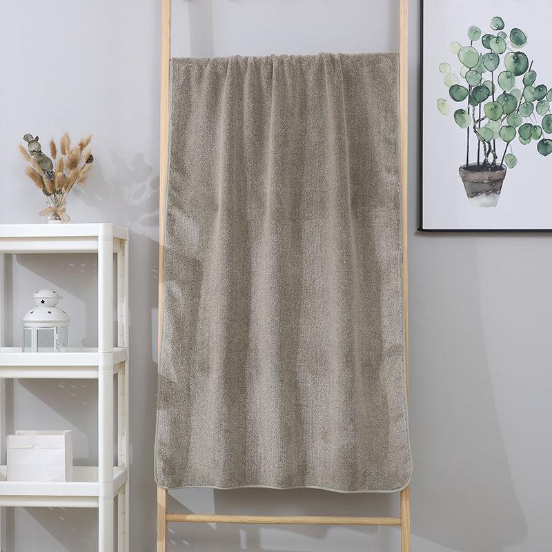 Банное полотенце, антибактериальное, домашнее, мягкое, впитывающее, быстросохнущее, утолщающее, для взрослых, набор мягких банных полотенец из микрофибры