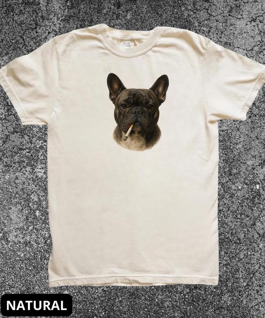 Smoking Dog Y2K Shirt, Vintage Dog Tee for Men Women, Aesthetic Tee,Edgy Retro 90s Grunge T-shirt,Animal Lover Gift,Gifts For Dog Owners