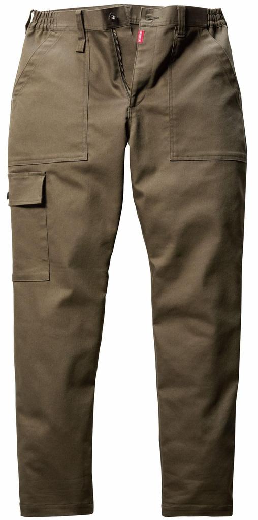 BURTLE Широкие брюки-карго на все времена года, цвет Mils green 5023 14 S (унисекса)