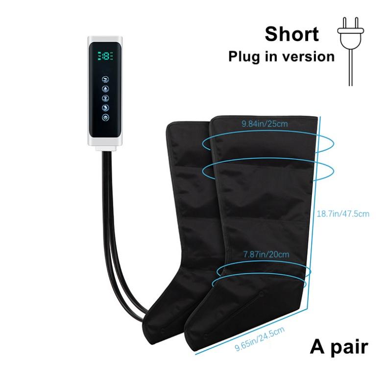 ZHUONUO Electric Air Pressure Leg Massager Kneading Squeeze Deep Relaxation Calf Foot with Remote Control