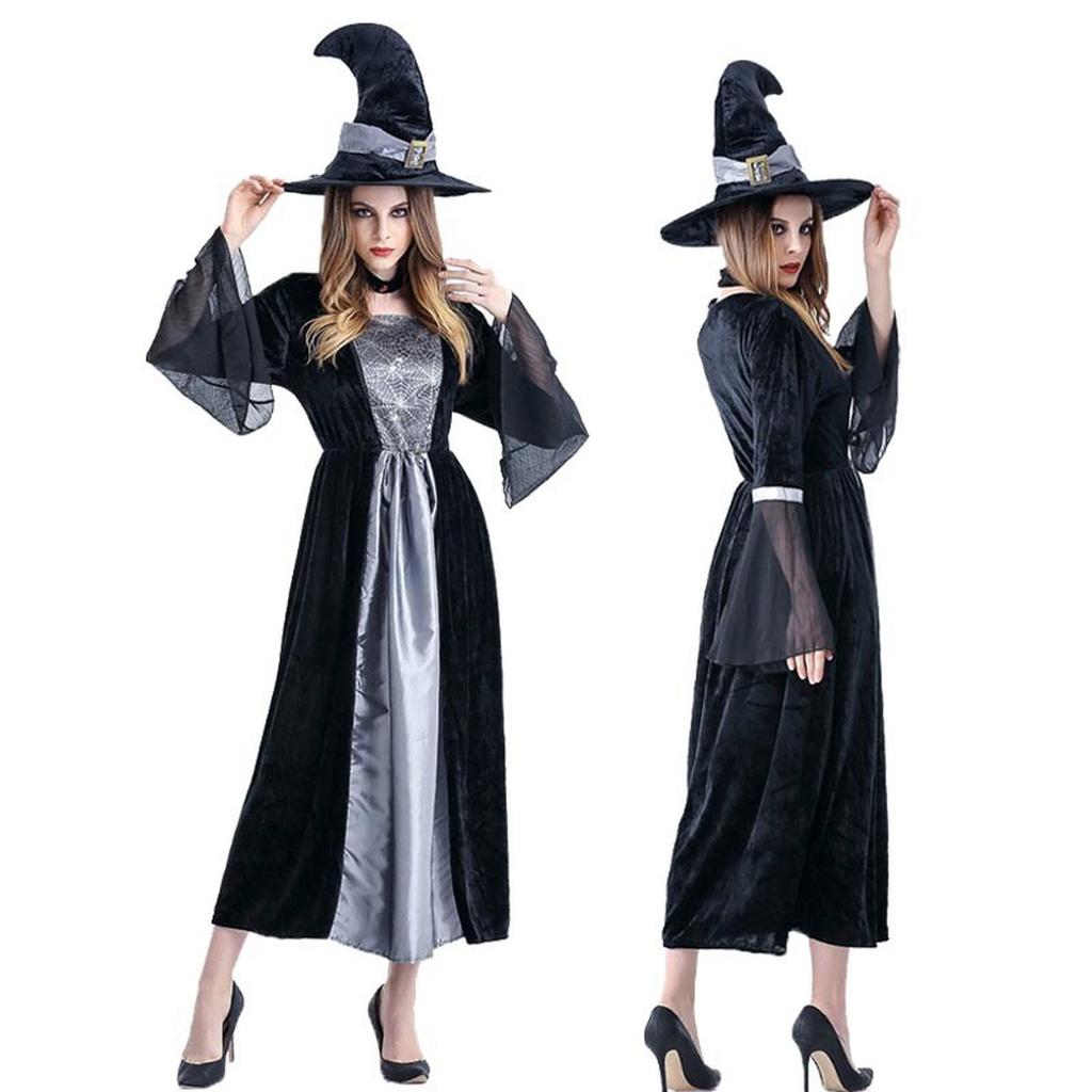 Halloween Costume, Witch Costume, Cosplay Costume, Witch Cosplay Performance Costume