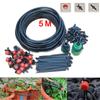 5M Drip Irrigation Set Micro Sprinklers Spray 4/7 Water Cooling Moisturizer Auto Watering System Kit DIY Garden Tools