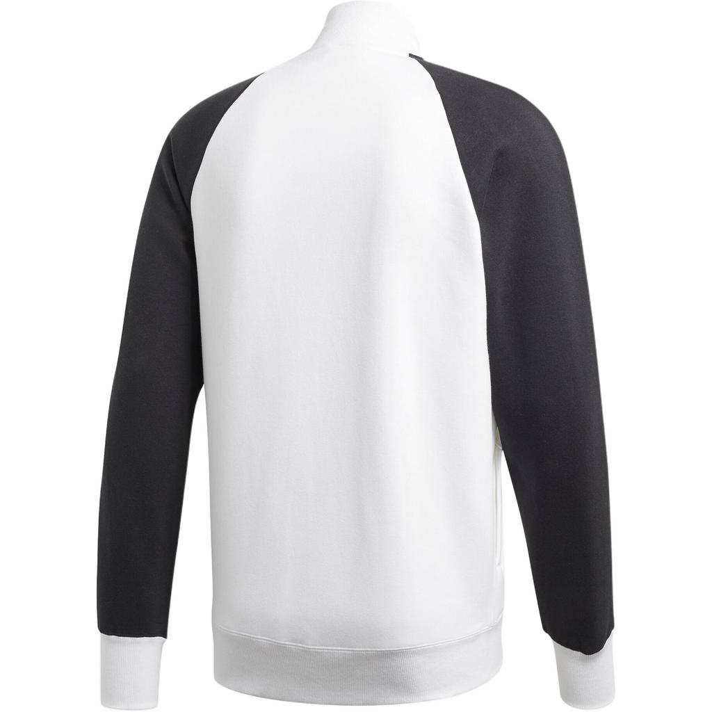 adidas Dfb Icons Color Block Stand воротник длинный рукав молния куртка мужская куртка белая FI1469
