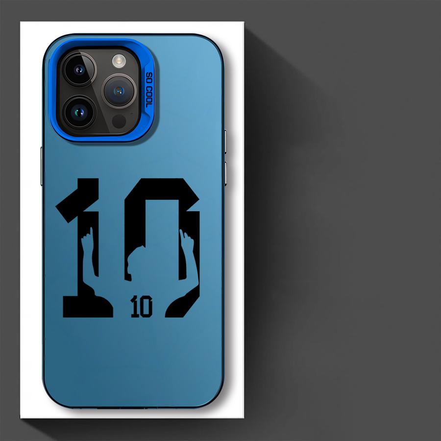 Мультяшный Футбольный Номер 7 10 Чехол для Телефона для iPhone 17 Pro Max 16 11 14 Plus Air 15 12 Pro 13