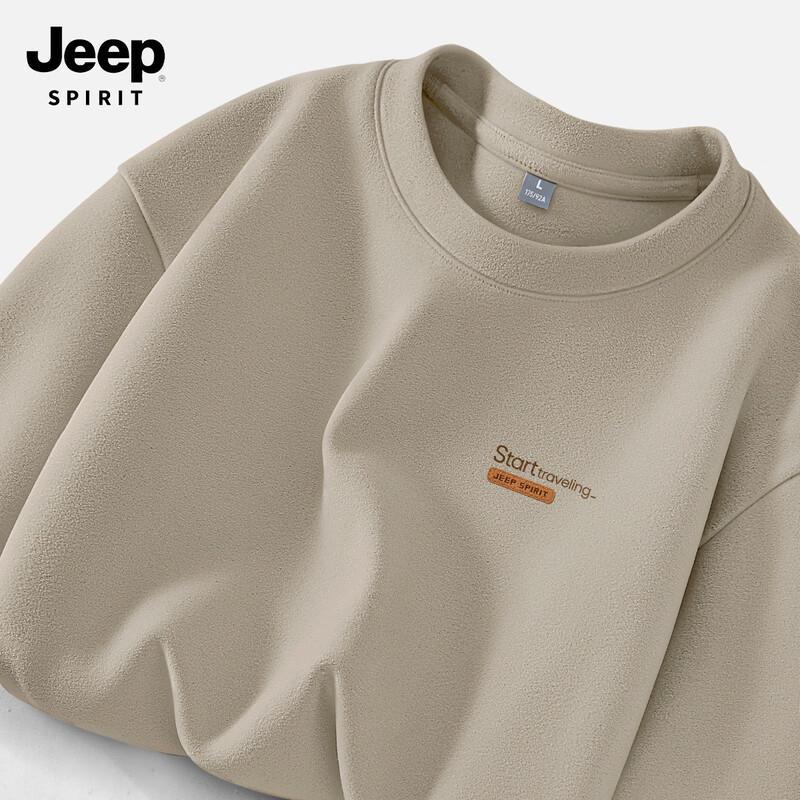 Мужская термофутболка с круглым вырезом и длинным рукавом JEEP SPIRIT D-Velvet