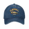 Camel Trophy Style Baseball Caps Distressed Denim Washed Hats Cap Vintage Outdoor Workouts Adjustable Snapback Cap
