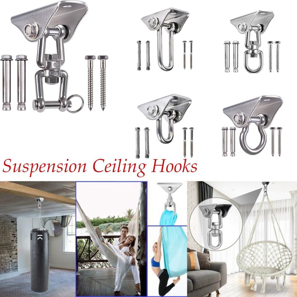 Sandbag Fitness Equipment Heavy Duty Fixed Buckle Suspension Ceiling Hooks Swing Hanging Kit