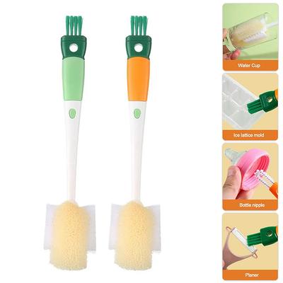Щетка для чистки чашек 4 в 1, щетка для чистки щелей в бутылках, съемная щетка для чистки детских бутылочек, кухонные принадлежности