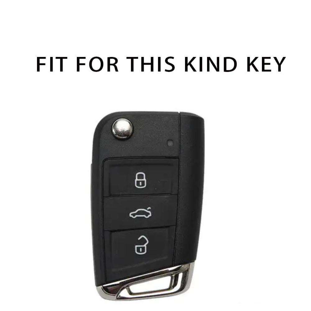 Модный ТПУ Чехол для ключа автомобиля Полная защита Брелок для VW Volkswagen Golf 7 MK7 Tiquan MK2 для SEAT Ateca Leon FR 2 Ibiza для Skoda Octavia
