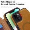 For iPhone 14 Plus Case Compatible with MagSafe RFID Blocking Card Holder Leather Phone Cover