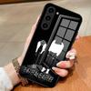 Чехол для телефона Band C-Crystal Castles для Samsung S26 S25 Edge Ultra S23 S22 S21 S20 Ultra Plus S24 Fe A54 A53 A25 Стеклянная крышка
