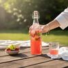 6X COSTOLATA BOTTLES 500ml WITH MECHANICAL CAP Milk Juice Bottle 0.5L