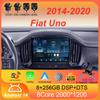 For Fiat Uno 2014 2015 2016 2017 2018 2019 2020 Car Radio Android 14 Carplay Auto GPS Multimedia Player Stereo Video WIFI+4G DSP