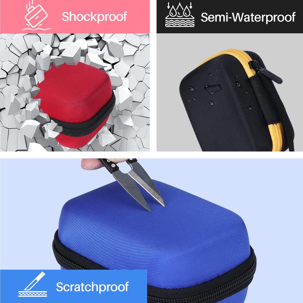 Lebakort Storage Case Compatible with Kodak PIXPRO WPZ2 Compact Digital Camera (Black Case)