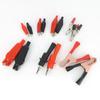 1pair 5A 20A 50A Handle Test Probe Metal Alligator Crocodile Clips Connector Connect Socket Plug Black Red for Electrical Car Battery