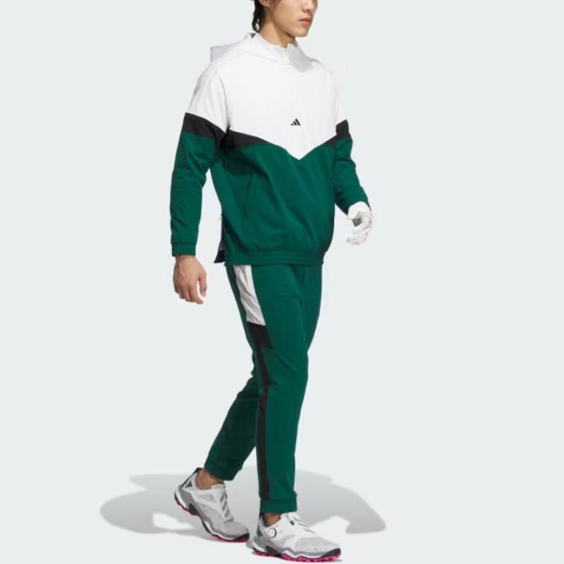 adidas Twistknit Casual Simple Hoodie Long Sleeve Sweatshirt Men Sweatshirt White Academy-Green IM7226
