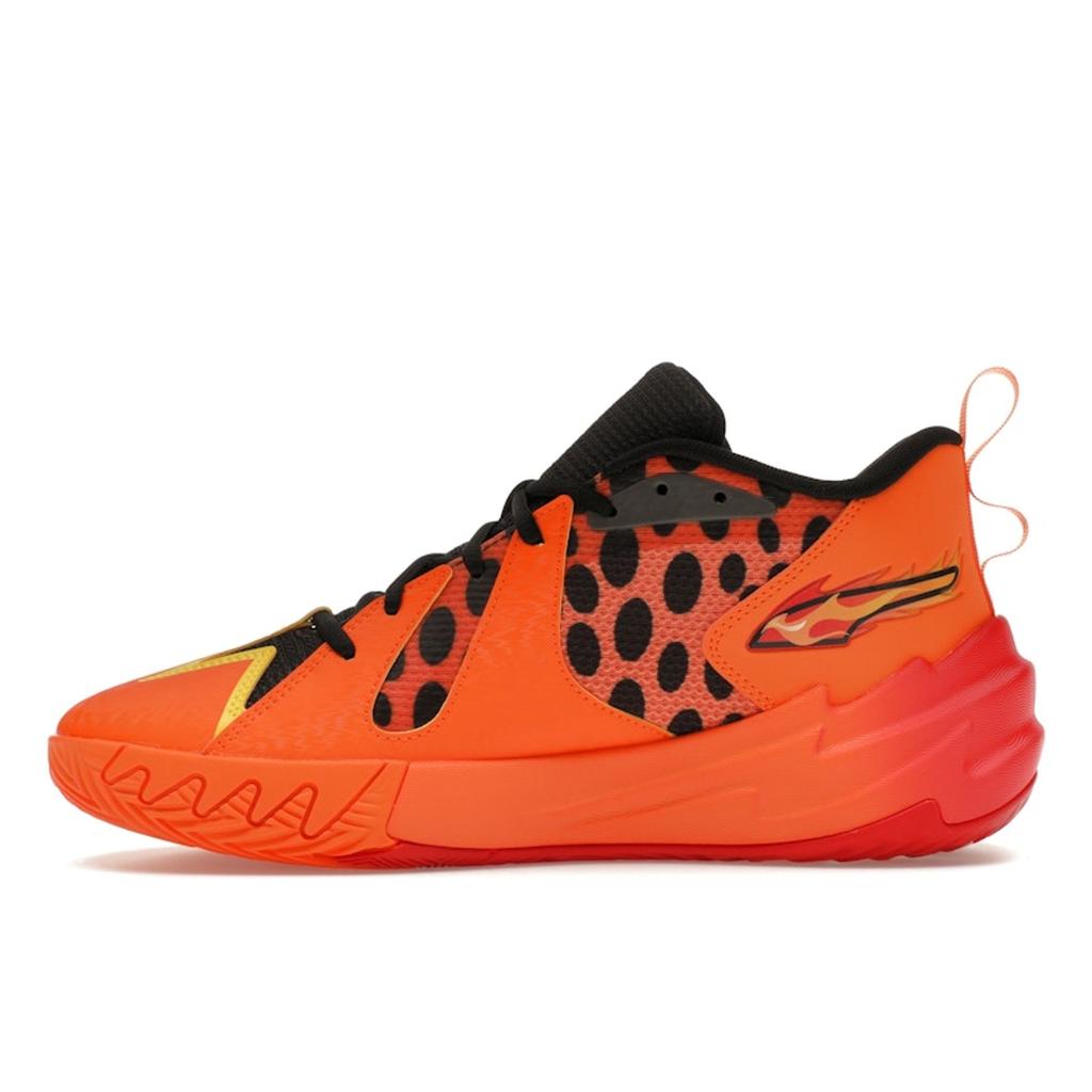 Кроссовки унисекс Cheetos x Puma Scoot Zeros Flamin Hot Оранжевый For-All-Time-Red Rickie-Orange 309840-02