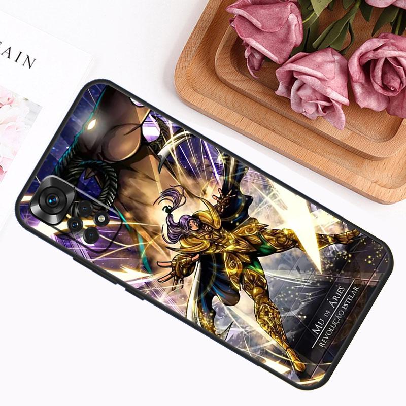 Saint Seiya Aiolos Camus Case For Xiaomi Redmi Note 12 8 9 10 11 Pro Note 12S 11S 10S 9S 9A 9C 9T 10A 10C 12C Cover