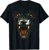 Werewolf Face Lycan Gothic Horror Occult Scary Unisex T-Shirt