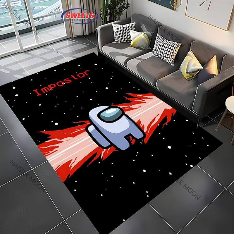 17 Styles A-Am0ng U-Us Printed Carpet Anti-slip Sound Insulation,LivingRoom Bedroom Entrance Door Mat Sofa Rug Next Day Shipping