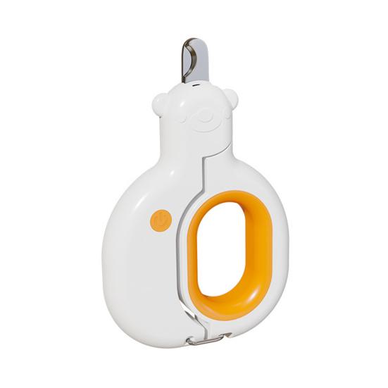 Машинка для стрижки ногтей для домашних животных со светодиодной подсветкой, острое лезвие из нержавеющей стали, эргономичная ручка, собака, кошка, кролик, триммер для когтей мелких животных, ножницы, инструмент для ухода за домашними животными