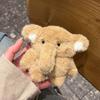 Милый пушистый плюшевый 3D мультяшный слон Чехол для наушников Airpods Pro 4 3 2 1 Защитная крышка для гарнитуры Для Air Pods Pro 2