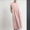 Sleeveless Loose Pocket Dress