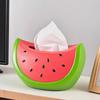 Model Toy Watermelon Tissue Box Fruit Decorative Watermelon Paper Storage Box Cartoon Colorful Watermelon Ornament Decoration