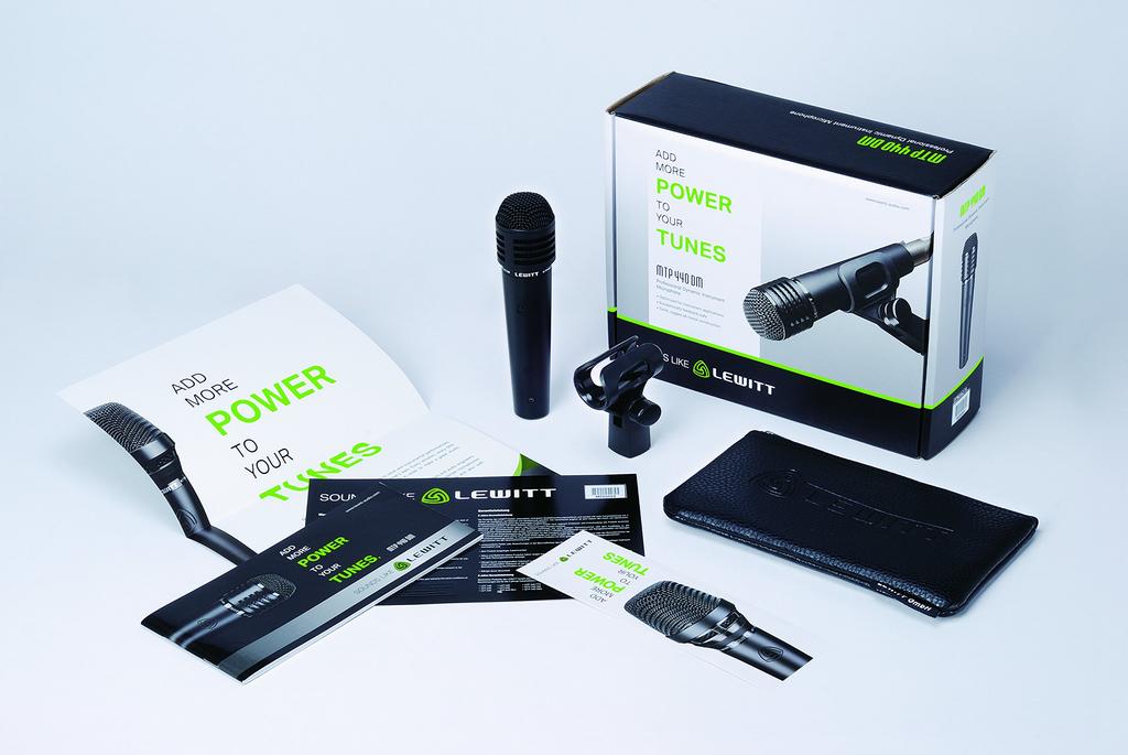 [Officially Imported] Lewitt MTP440DM Instrument Dynamic Microphone  Live Series