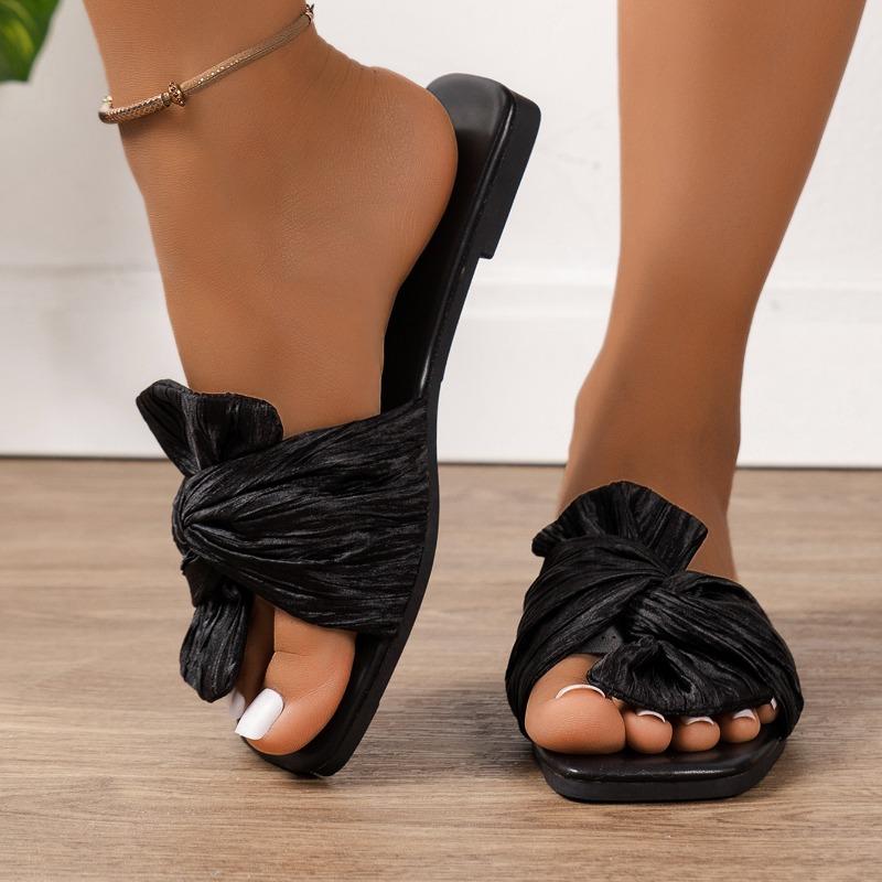 Fashion Sandals Summer Woman Slippers Fashion Brand Casual Slides Ladies Flat Shoes Woman Peep Toe Beach Outdoor Sandals