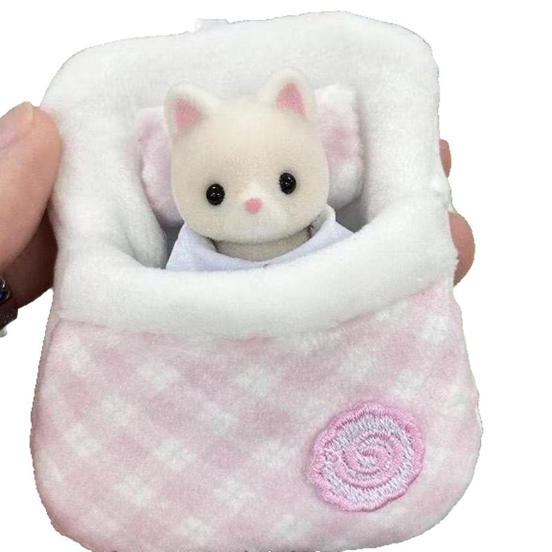 Sylvanian Для/Тканевые Семьи Милая Одежда Спальный Мешок Сумка для Хранения Мини-Кукла Украшение Комнаты Мебель Для Детей Взрослых Детский Подарок на День Рождения