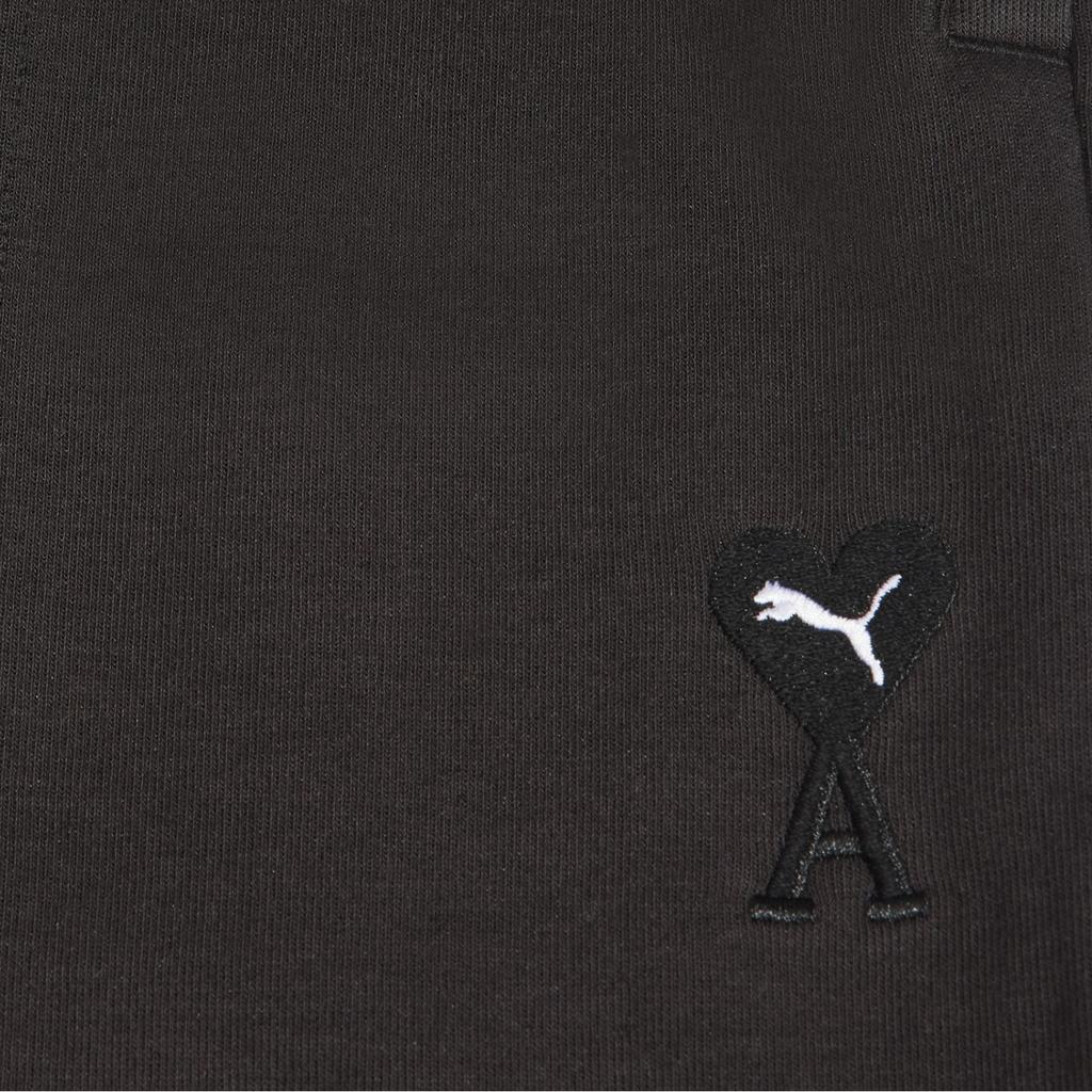 Puma Широкие брюки X AMI Paris Collaborative с логотипом в виде сердца, черные 534076-01