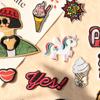 Embroidery Character Letter Badge Patch DIY Handmade Accessories Luggage Clothing Accessories Chapter Boy Embroidery Cloth Sticker