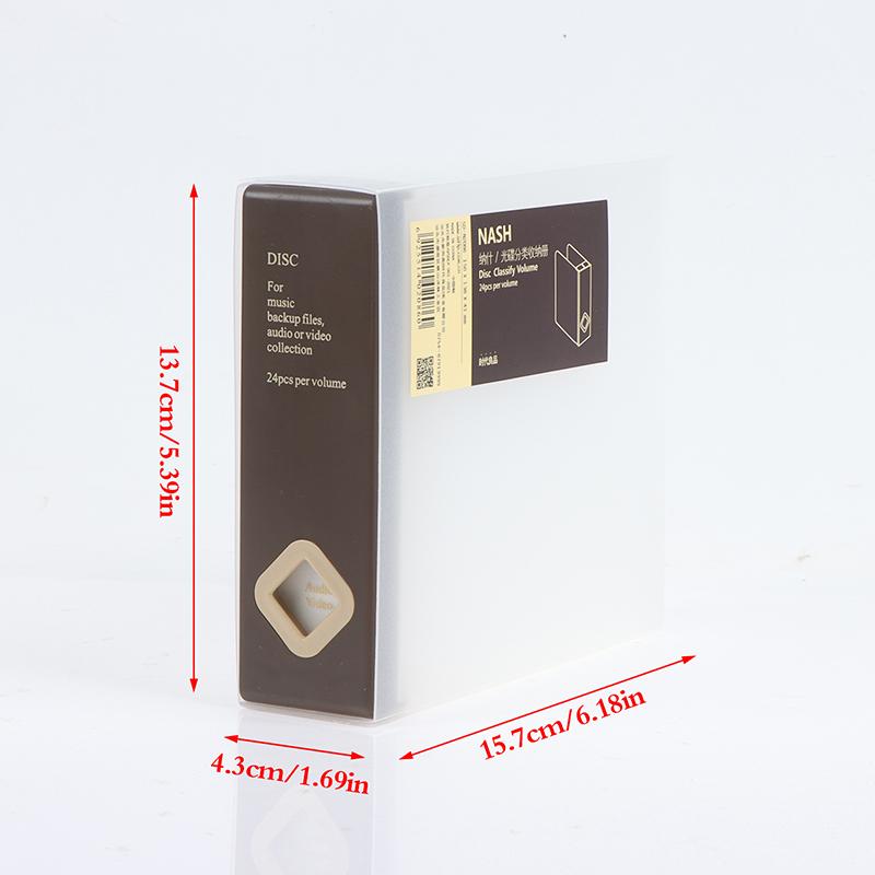 24 диска, компакт-диск, DVD-органайзер, чехол для хранения, жесткий альбом, емкость, портативная коробка