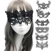 1PC Unisex Gothic Hollow Mask Black Color Sexy Lace Masquerade Half Face Lace Cosplay Mask