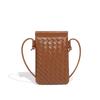 Fashionable Mini Mobile Phone Bag, Hand-woven Bag, Simple, Trendy, Versatile, Retro, Small, Single-shoulder Crossbody Women's Bag