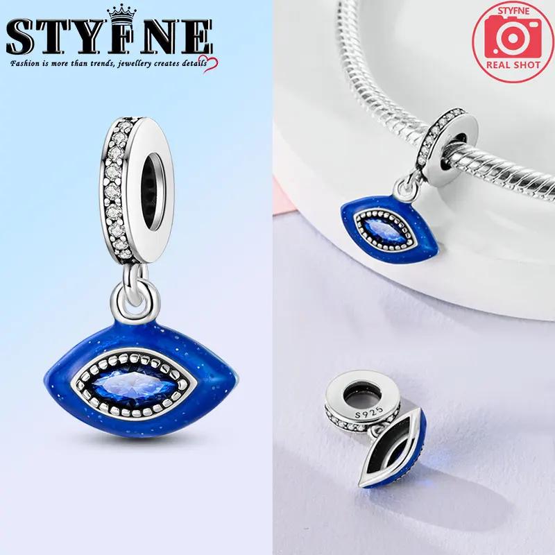 Изысканные модные медного цвета шармы-подвески в виде Санта-Клауса, рождественской елки, лося, оленя, бусины, подходят для оригинальных браслетов, рождественские украшения своими руками